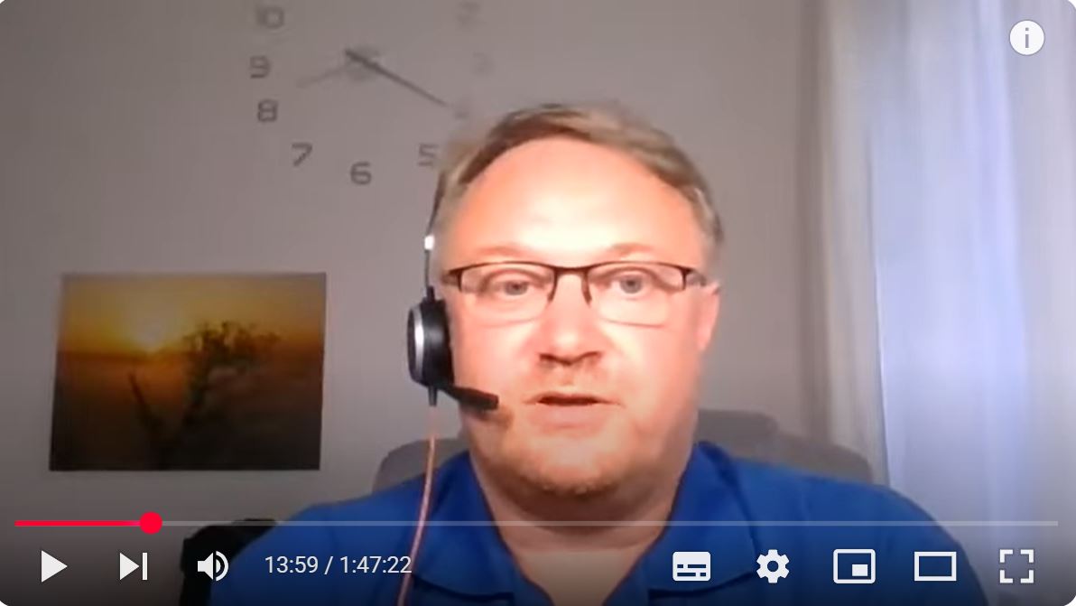 Ing. Jan Matyáš - foto z webinára 17.8.2025